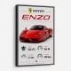 Ferrari Enzo Specs Wall Art