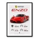 Ferrari Enzo Specs Wall Art