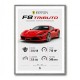 Ferrari F8 Tributo Infographic Wall Art