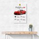 Ferrari Portofino M Car Art Print
