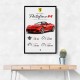 Ferrari Portofino M Car Art Print
