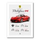 Ferrari Portofino M Car Art Print
