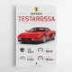 Red Ferrari Testarossa Stats Wall Art