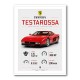 Red Ferrari Testarossa Stats Wall Art