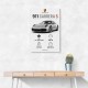 Porsche 911 Carrera S Stats Wall Art