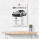Porsche 911 Carrera S Stats Wall Art