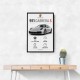 Porsche 911 Carrera S Stats Wall Art