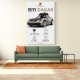Porsche 911 Dakar Car Specs Art Print