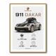 Porsche 911 Dakar Car Specs Art Print
