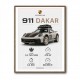 Porsche 911 Dakar Car Specs Art Print