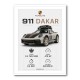 Porsche 911 Dakar Car Specs Art Print