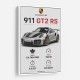 Porsche 911 GT2 RS Specs Art Print