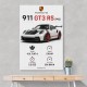 Porsche 911 GT3 RS Stats Car Art Print
