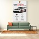 Porsche 911 GT3 RS Stats Car Art Print