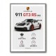 Porsche 911 GT3 RS Stats Car Art Print