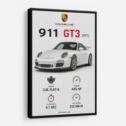 Porsche 911 GT3 Sports Car Wall Art