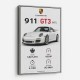 Porsche 911 GT3 Sports Car Wall Art