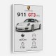 Porsche 911 GT3 Sports Car Wall Art