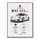 Porsche 911 GT3 Sports Car Wall Art