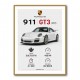 Porsche 911 GT3 Sports Car Wall Art