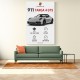Porsche 911 Targa GTS Statistics Wall Art