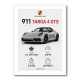 Porsche 911 Targa GTS Statistics Wall Art