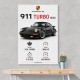 Porsche 911 Turbo Classic Car Wall Art