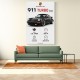 Porsche 911 Turbo Classic Car Wall Art