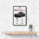 Porsche 911 Turbo Classic Car Wall Art