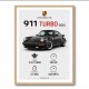 Porsche 911 Turbo Classic Car Wall Art
