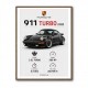 Porsche 911 Turbo Classic Car Wall Art