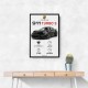 Porsche 911 Turbo S Car Stats Art Print