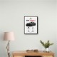 Porsche 911 Turbo S Car Stats Art Print