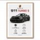 Porsche 911 Turbo S Car Stats Art Print