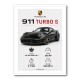 Porsche 911 Turbo S Car Stats Art Print