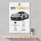 Porsche 911 Turbo S Car Wall Art