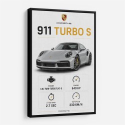 Porsche 911 Turbo S Car Wall Art