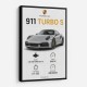 Porsche 911 Turbo S Car Wall Art