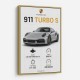 Porsche 911 Turbo S Car Wall Art