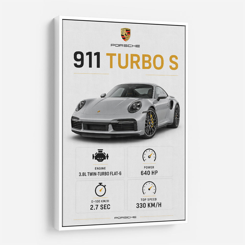 Porsche 911 Turbo S Car Wall Art