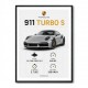 Porsche 911 Turbo S Car Wall Art
