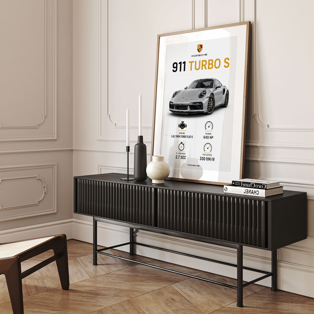 Porsche 911 Turbo S Car Wall Art