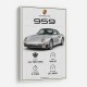 Porsche 959 Sports Car Wall Art