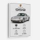 Porsche 959 Sports Car Wall Art