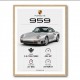 Porsche 959 Sports Car Wall Art
