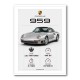 Porsche 959 Sports Car Wall Art