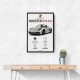 Porsche Boxster GTS 4 Silver Car Wall Art