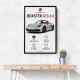 Porsche Boxster GTS 4 Silver Car Wall Art