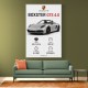 Porsche Boxster GTS 4 Silver Car Wall Art