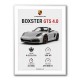 Porsche Boxster GTS 4 Silver Car Wall Art
